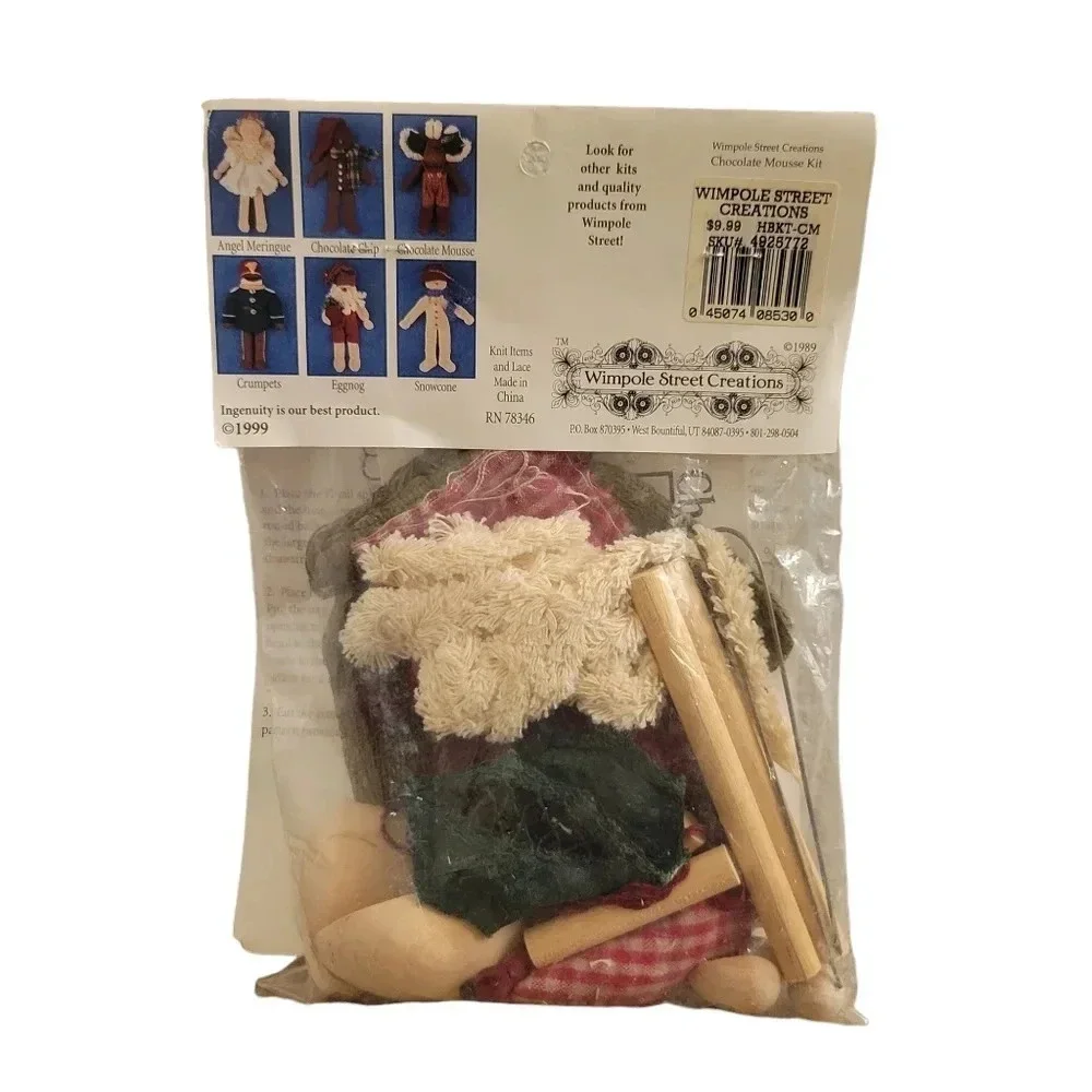 Vintage '99 Wimpole Street Creations Holly Berry Bakery Chocolate Mousse Kit